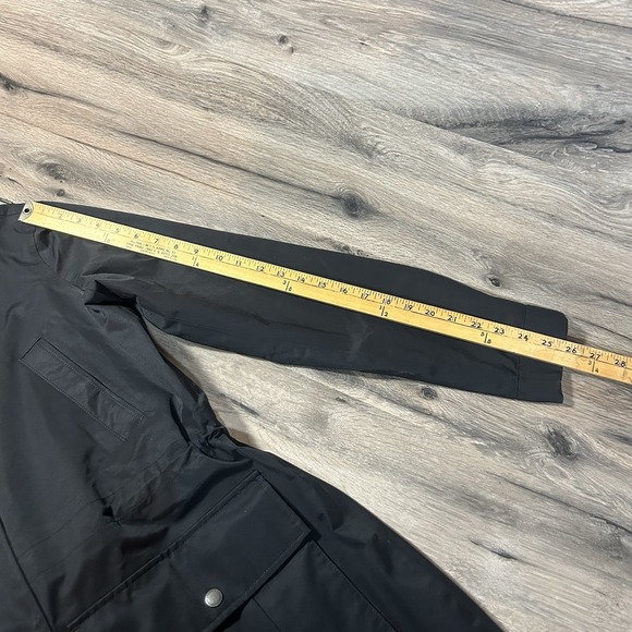 Fat Face Black Taylor Woman's Waterproof Jacket Size 10 Hooded Coat - Picture 12 of 12